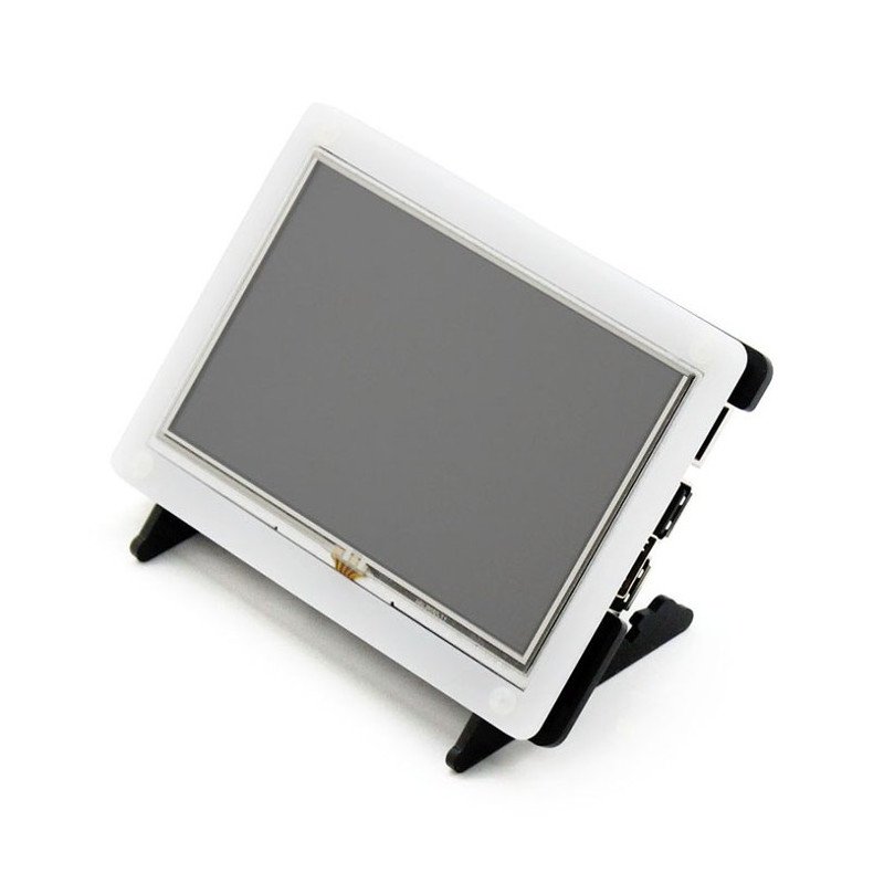 Case for Raspberry Pi 2/B+ LCD screen display TFT 5" - transparent