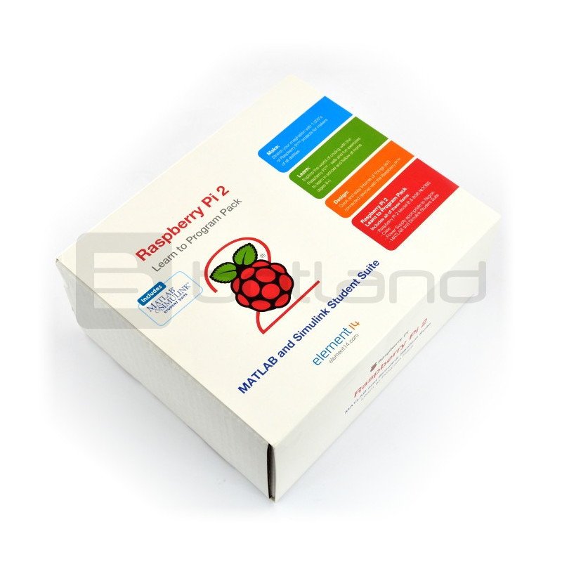 Raspberry Pi 2 set B model + enclosure + power supply 6 card + MatLab