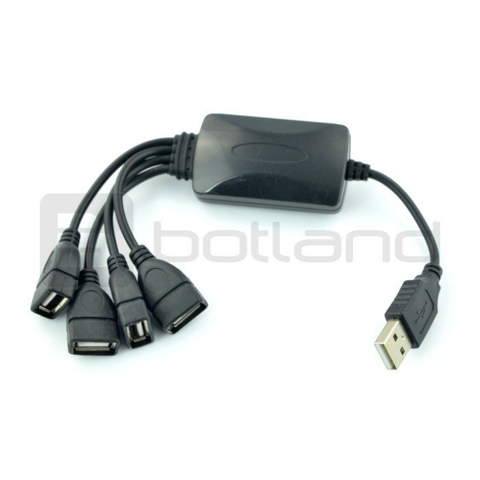 HUB USB 2.0 4-ports - 20cm