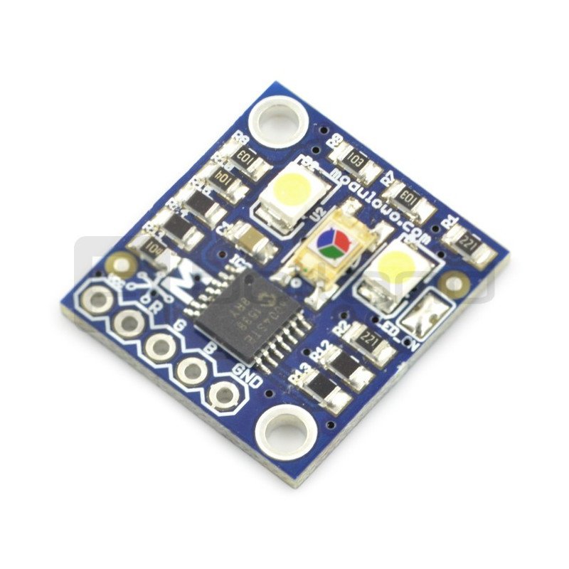 Analogue RGB colour detector with LED - MOD - 52