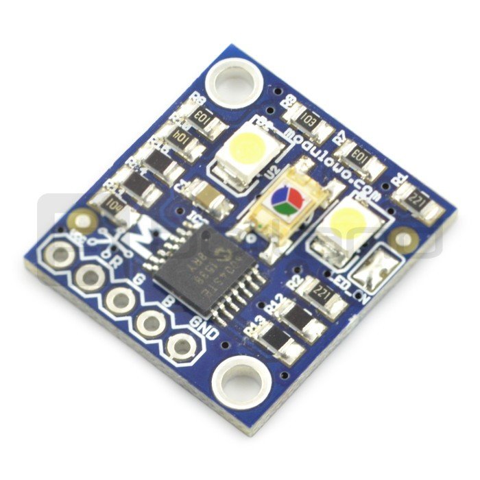 Analogue RGB colour detector with LED - MOD - 52