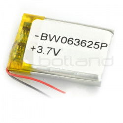 Li-Pol battery 250mAh 3,7V