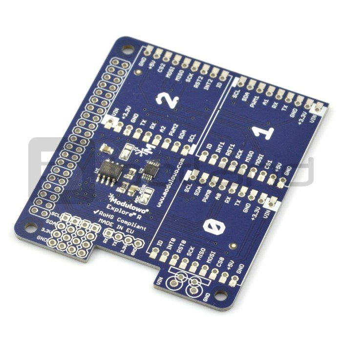 Explore R DuoNect ADC EEPROM - cap for Raspberry Pi 2/B+ - MOD-79