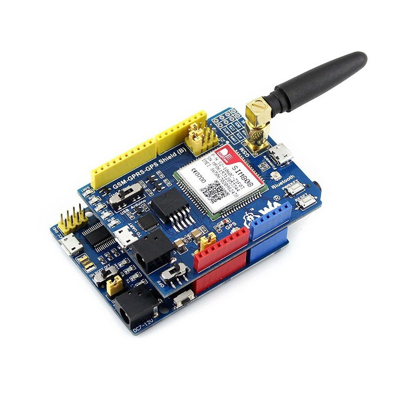 Waveshare GPS/GSM/GPRS Shield SIM808 - pad on the Arduino