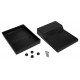 Plastic housing Kradex Z20A - 190x138x59mm black Plastic housing Kradex Z20A - 190x138x59mm black