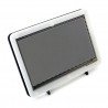 Enclosure for Raspberry Pi LCD screen TFT 7" HDMI black and white - zdjęcie 3
