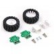 Wheel set with encoders Wheel set with encoders