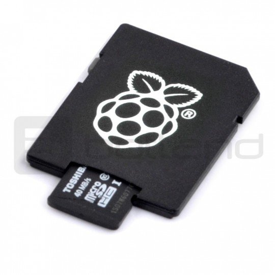 Raspberry memory card Pi micro SD / SDHC + NOOBs system