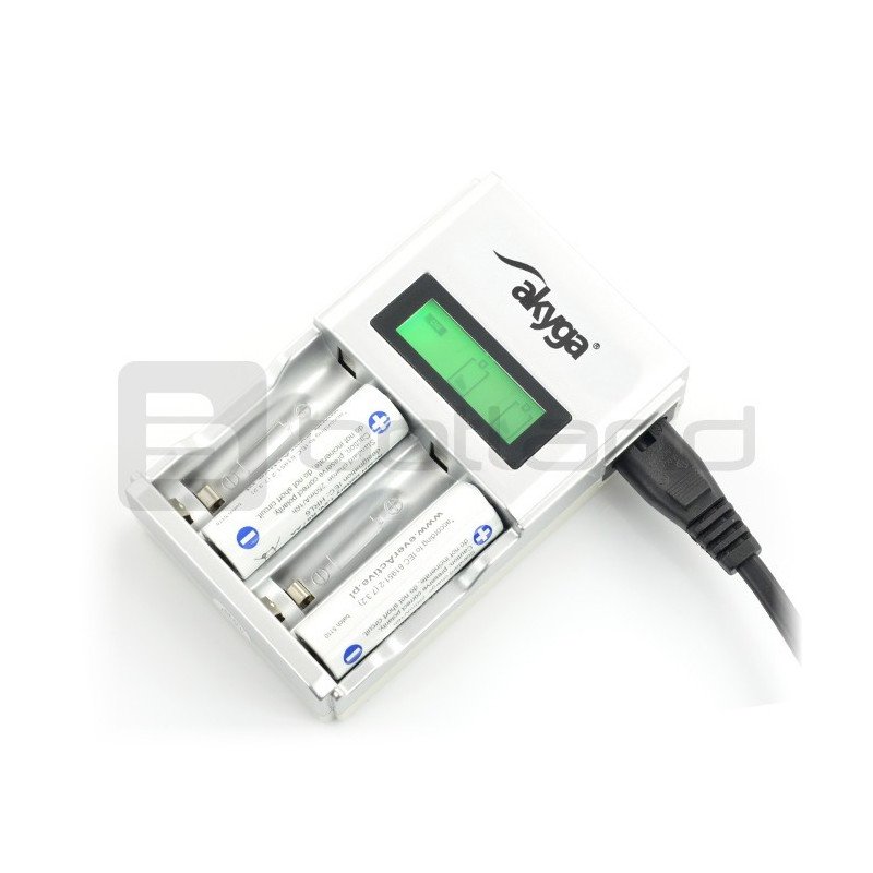 Akyga battery charger - AA, AAA 1-4pcs.
