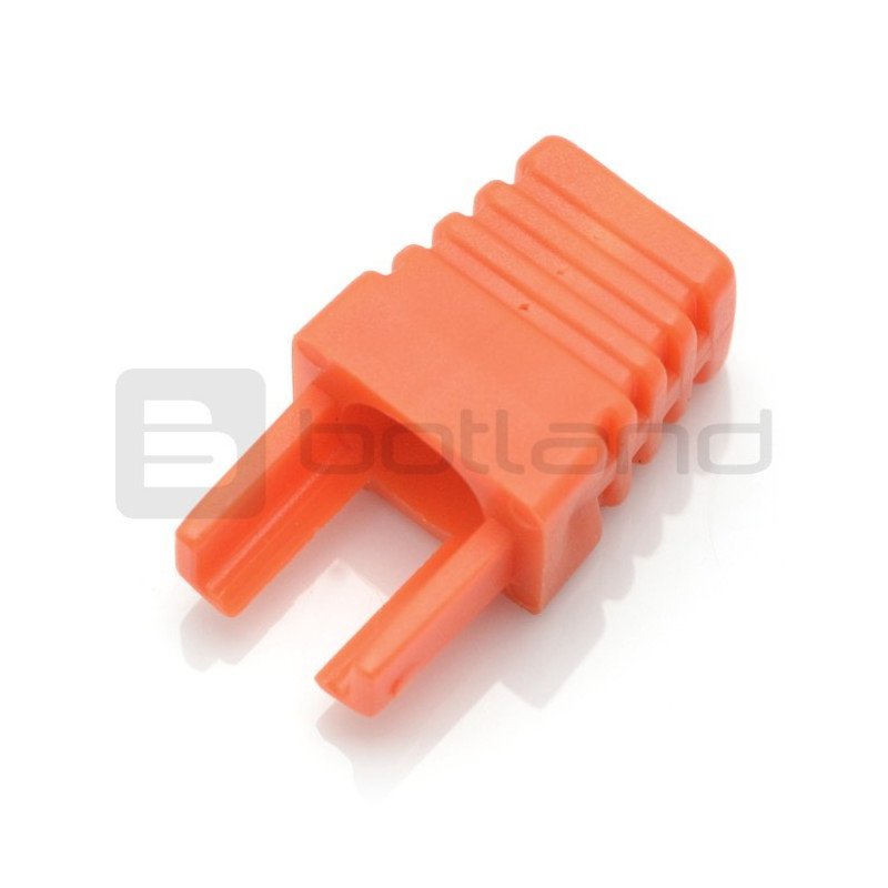 Bend for cable RJ45 8P8C - orange - 10 pcs.