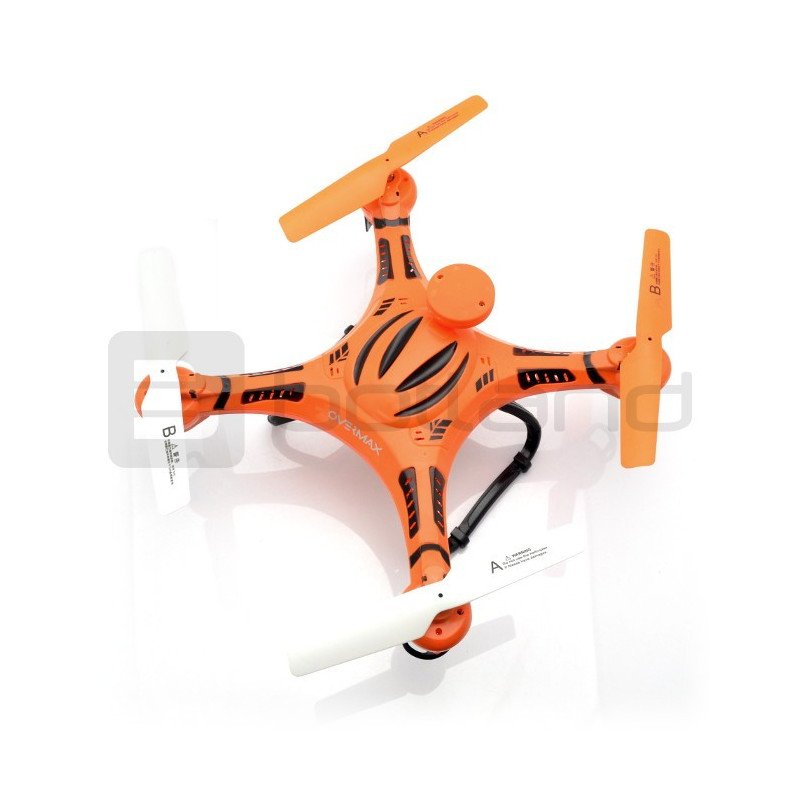 Quadrocopter Drone OverMax X-Bee drone 2.5 2.4GHz with HD camera - 38cm + additional battery + housing