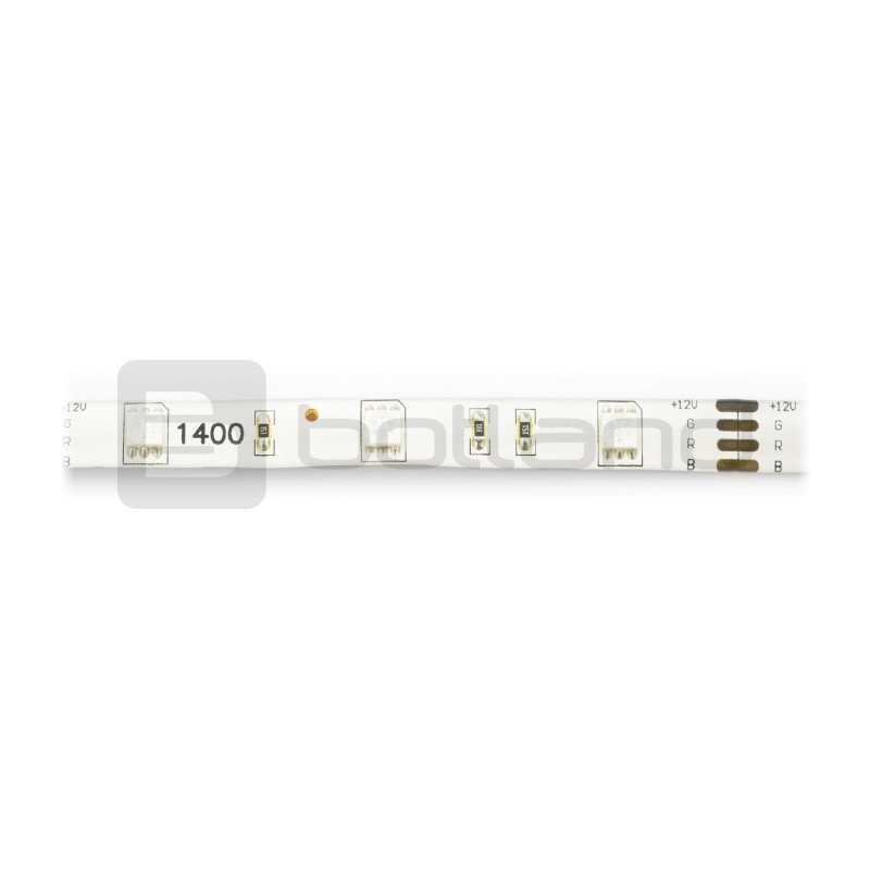LED bar SMD3528 IP20 4.8W, 60 diodes/m, 8mm, heat color - 5m