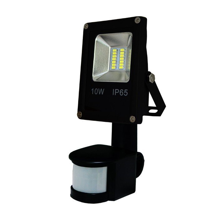 ART PIR outdoor LED lamp with motion detector, 10W, 600lm, IP65, AC80-265V, 4000K - white neutral