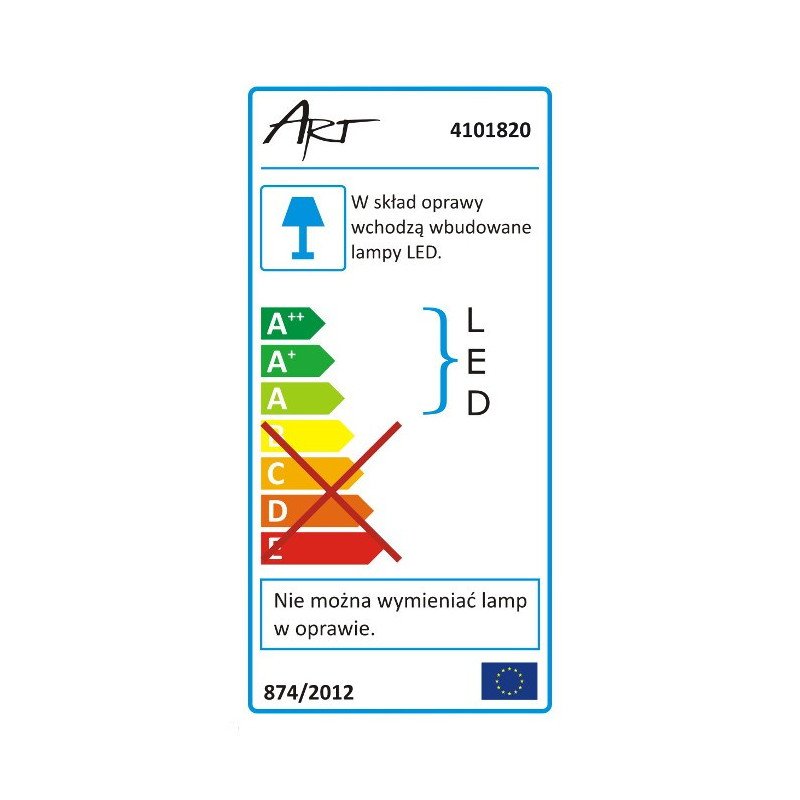 ART SMD outdoor LED lamp, 50W, 3000lm, IP65, AC80-265V, 6500K - white cold