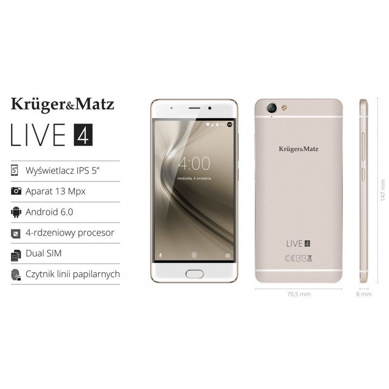 Kruger&Matz Live 4S smartphone