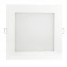 LED panel ART SLIM flush mounted square 22cm, 18W, 1260lm, AC80-265V, 3000K - white heat - zdjęcie 1