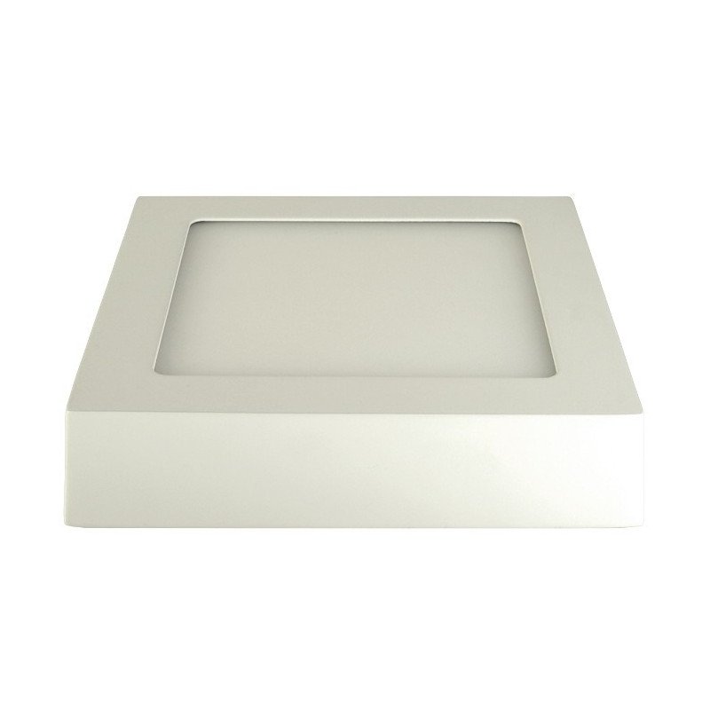 LED panel ART surface-mounted square 18cm, 12W, 720lm, AC80-265V, 4000K - white neutral