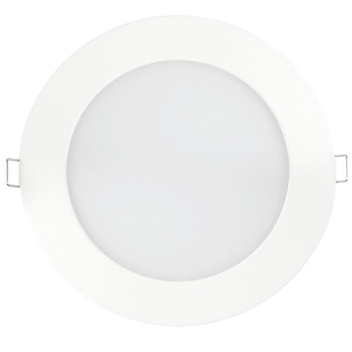 LED ART flush-mounted round panel 18cm, 16W, 1000lm, AC80-265V, 3000K - white heat