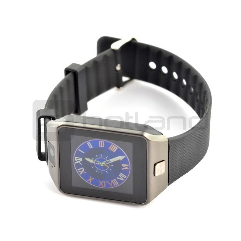 SmartWatch DZ09 SIM black - smart watch with phone function