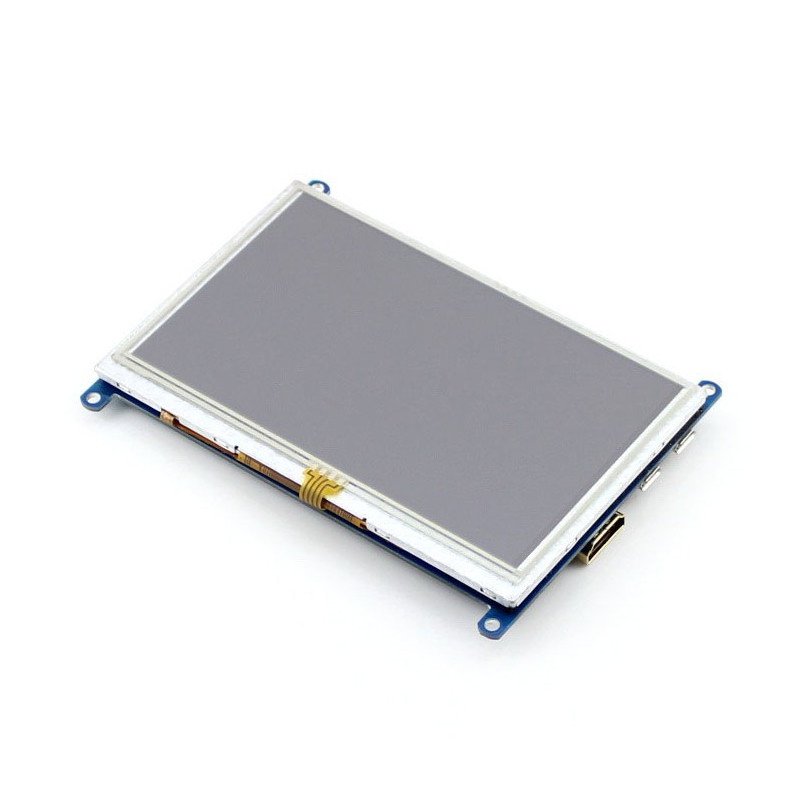Resistive touch screen TFT LCD display 5" 800x480px HDMI + USB Rev. 2.1 for Raspberry Pi 3/2/B+