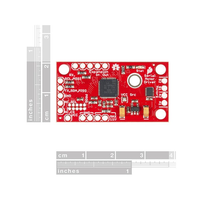 SparkFun - 2-channel serial motor controller