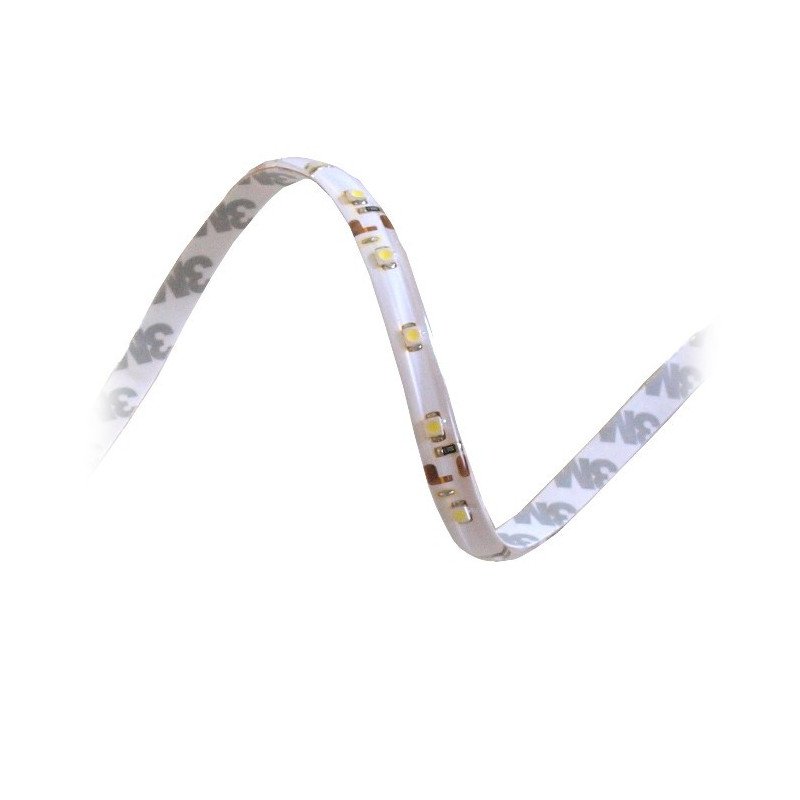 LED bar SMD3528 IP65 6W, 60 diodes/m, 8mm, white and warm - 5m