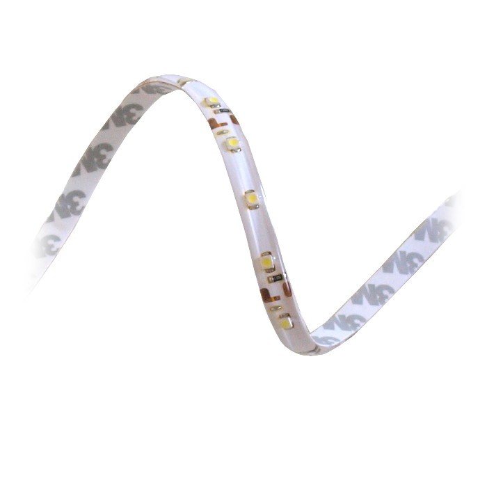 LED bar SMD3528 IP65 6W, 60 diodes/m, 8mm, white and warm - 5m