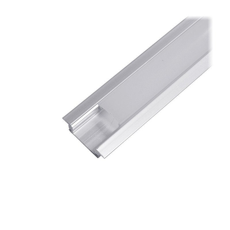Push-fit diffuser for profiles A1 - transparent - 1m