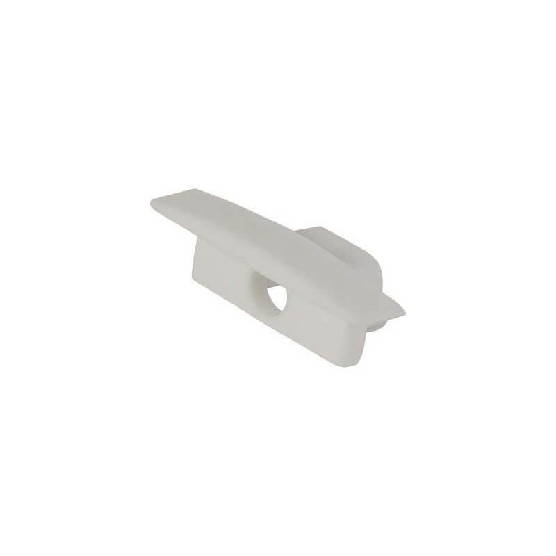 Blanking plug with hole for profiles B1 - white