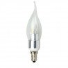 LED ART bulb, transparent candle, E14, 4.5W, 320lm, warm color - zdjęcie 1