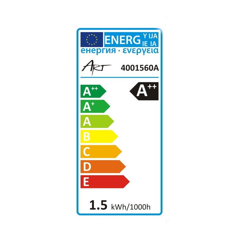 LED ART bulb, GU10, 1.2W, 100lm, warm color