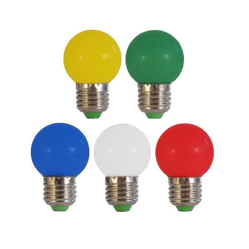 LED bulb ART E27, 0.5W, 30lm, green