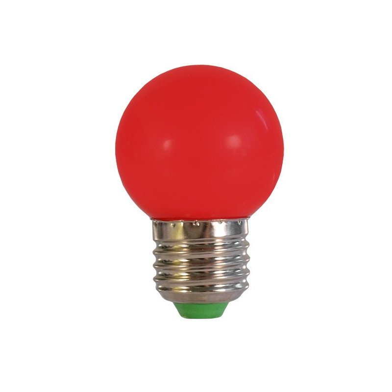 LED bulb ART E27, 0.5W, 30lm, red