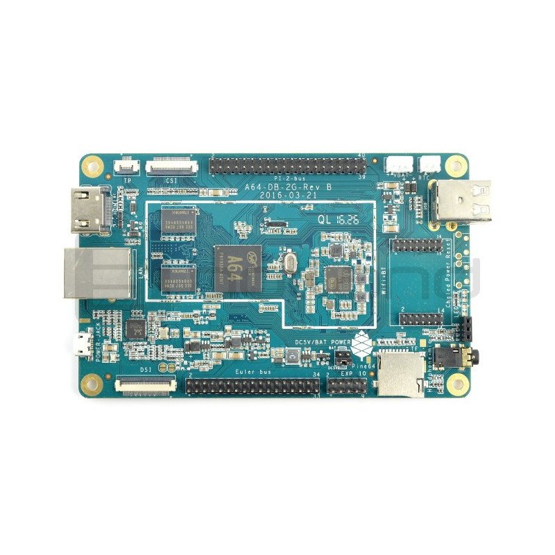 PineA64+ - ARM Cortex A53 Quad-Core 1.2GHz + 2GB RAM