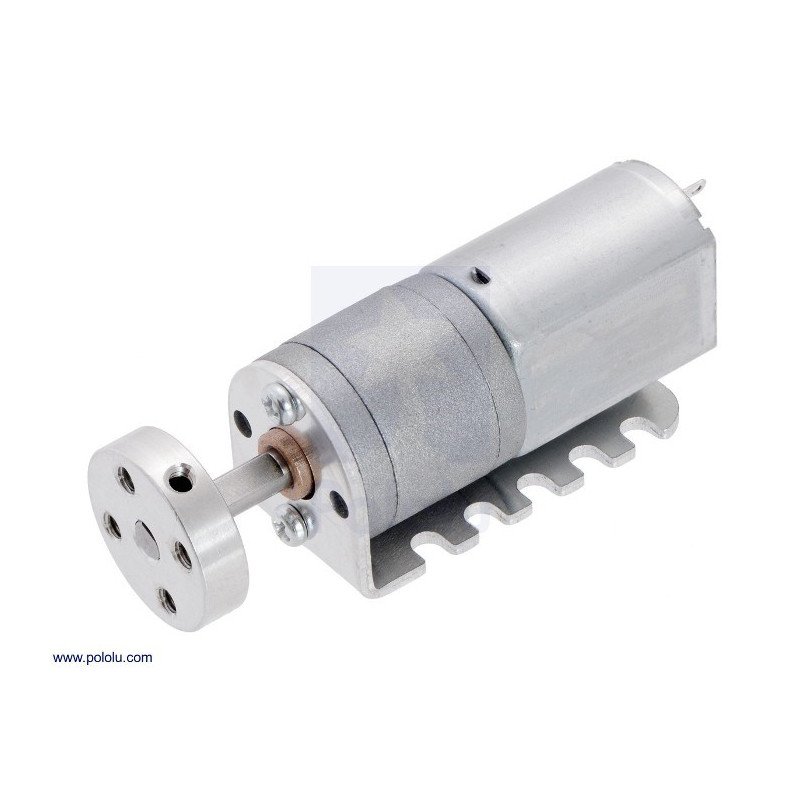 Pololu 20Dx44L motor with 100:1 gearbox 6V 140RPM shaft on both sides