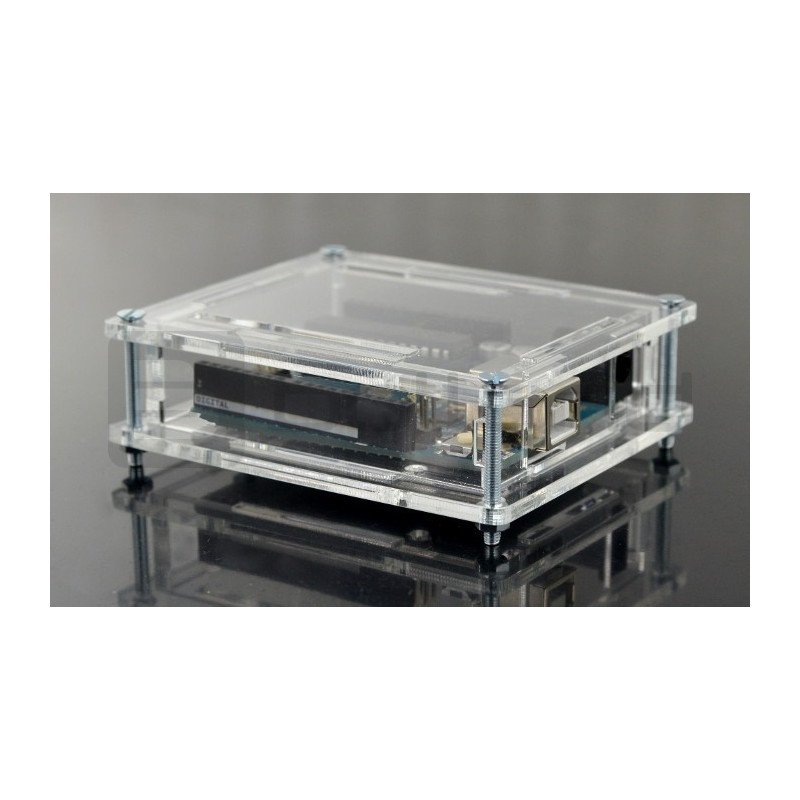 Arduflex enclosure for Arduino Uno - transparent