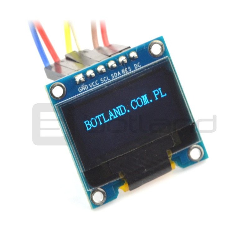 OLED display blue graphic 0.96'' 128x64px SPI/I2C- compatible with Arduino