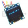 OLED display blue graphic 0.96'' 128x64px SPI/I2C- compatible with Arduino - zdjęcie 1
