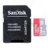 SanDisk Ultra microSD 64GB 80MB/s UHS-I Class 10 memory card with adapter - zdjęcie 1