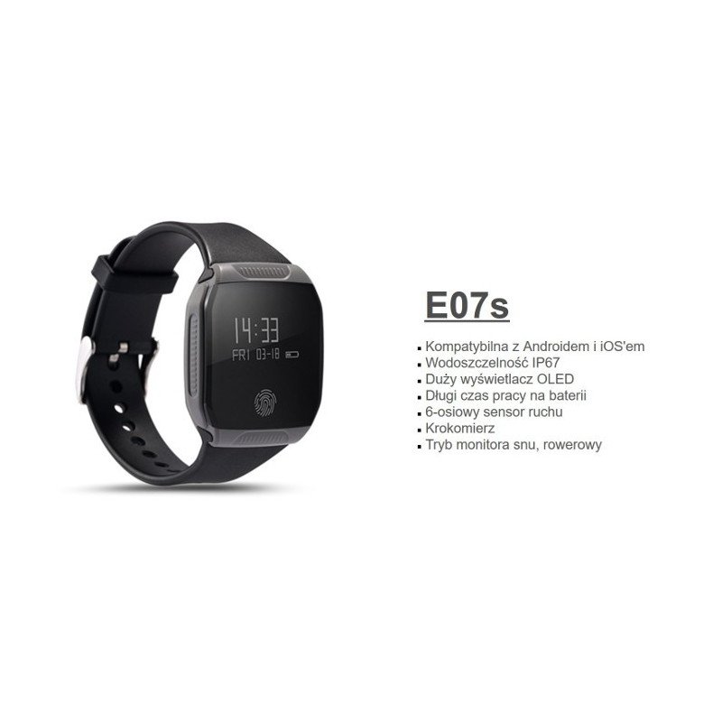 Smartband E07S - grey - smartband