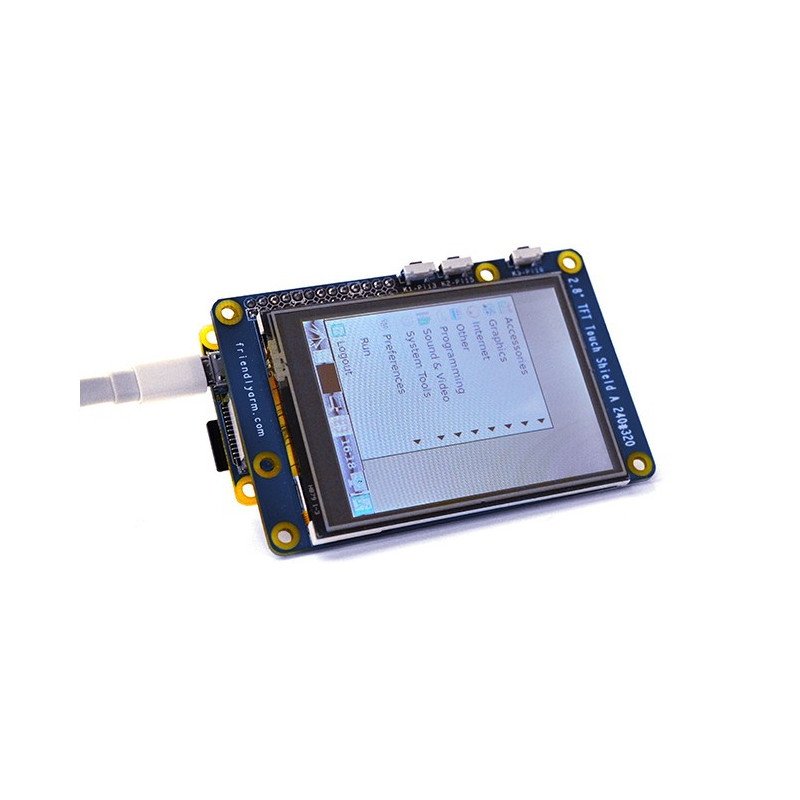Matrix 2.8” SPI TFT LCD with Resistive Touch