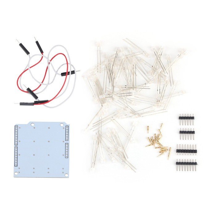 LinkSprite - 4x4x4 LED Cube Shield Kit - cover for Arduino
