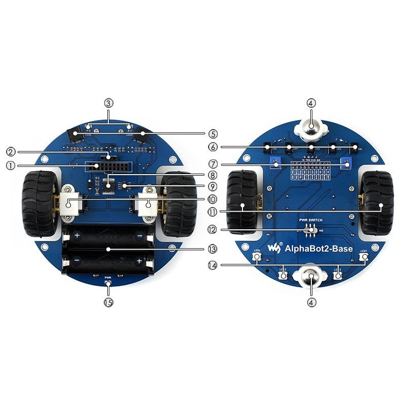 AlphaBot2-PiZero Acce Pack IC Test Board