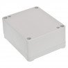 Plastic box Kradex Kradex Z54JS ABS with gasket and bushings - 89x75x41mm grey - zdjęcie 1