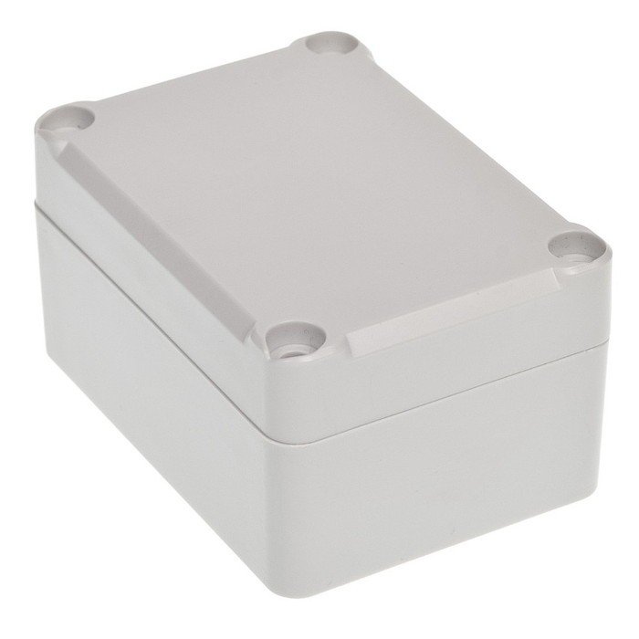 Plastic box Kradex Z96JS ABS with gasket and bushings - 70x50x37mm grey