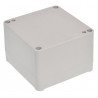 Plastic box Kradex Z111JS ABS with gasket and bushings - 82x80x55mm grey - zdjęcie 2