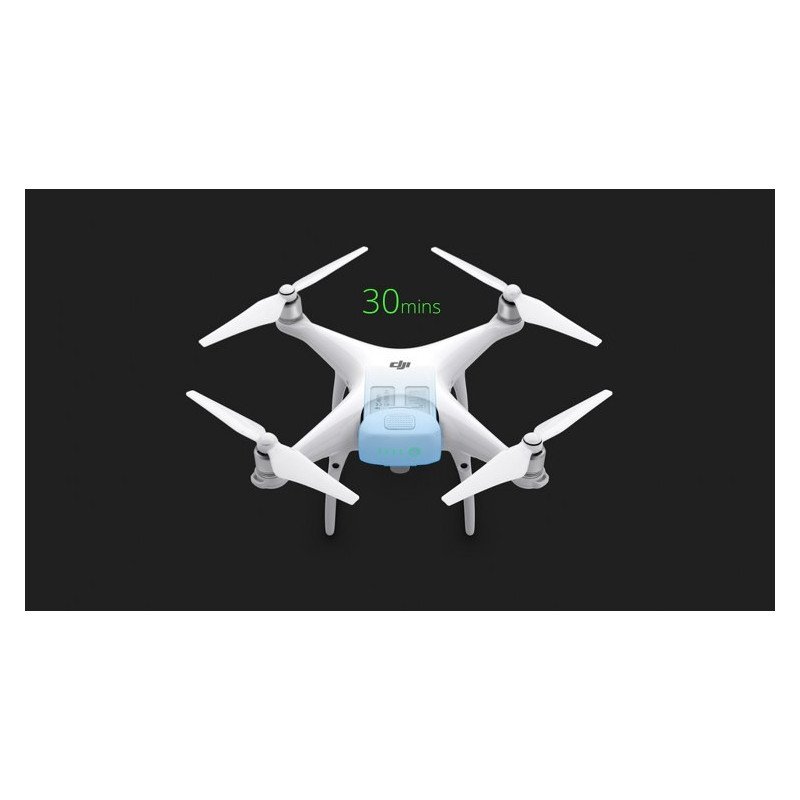 DJI Phantom 4 Pro quadrocopter drone with 3D gimbal and 4k UHD + Hub charging camera