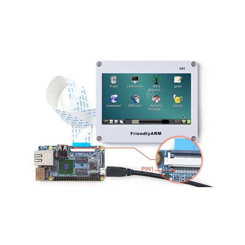 4.3''LCD with Resistive Touch Panel (H43)