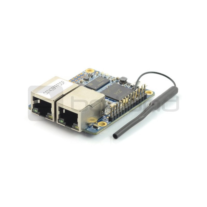 Orange Pi R1 - H2 Quad-Core 256MB RAM - 2x Ethernet + WiFi