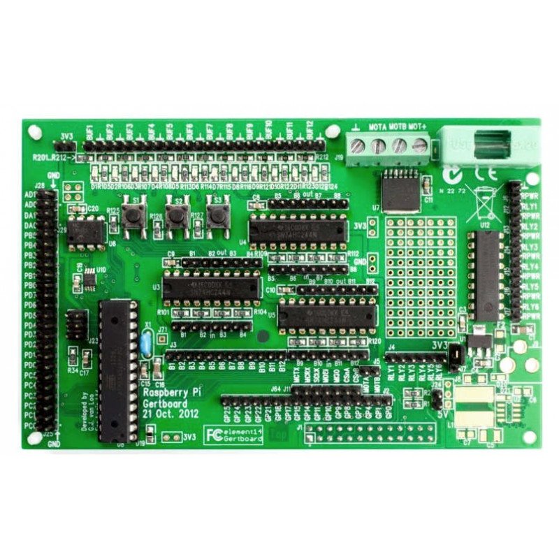 Gertboard - extension to Raspberry Pi